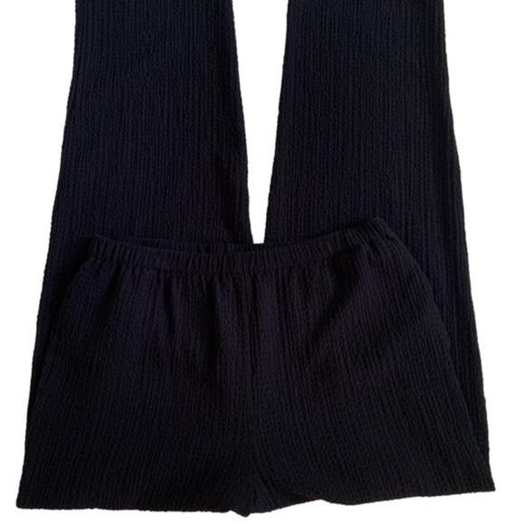 Orvis Pants Black Waffle Weave High Rise Pockets Casual Comfort Pants Si… - Picture 3 of 12